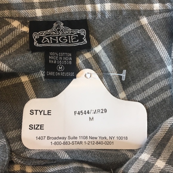 Angie Plaid Button-Up Front Dress Size Small - Picture 7 of 10